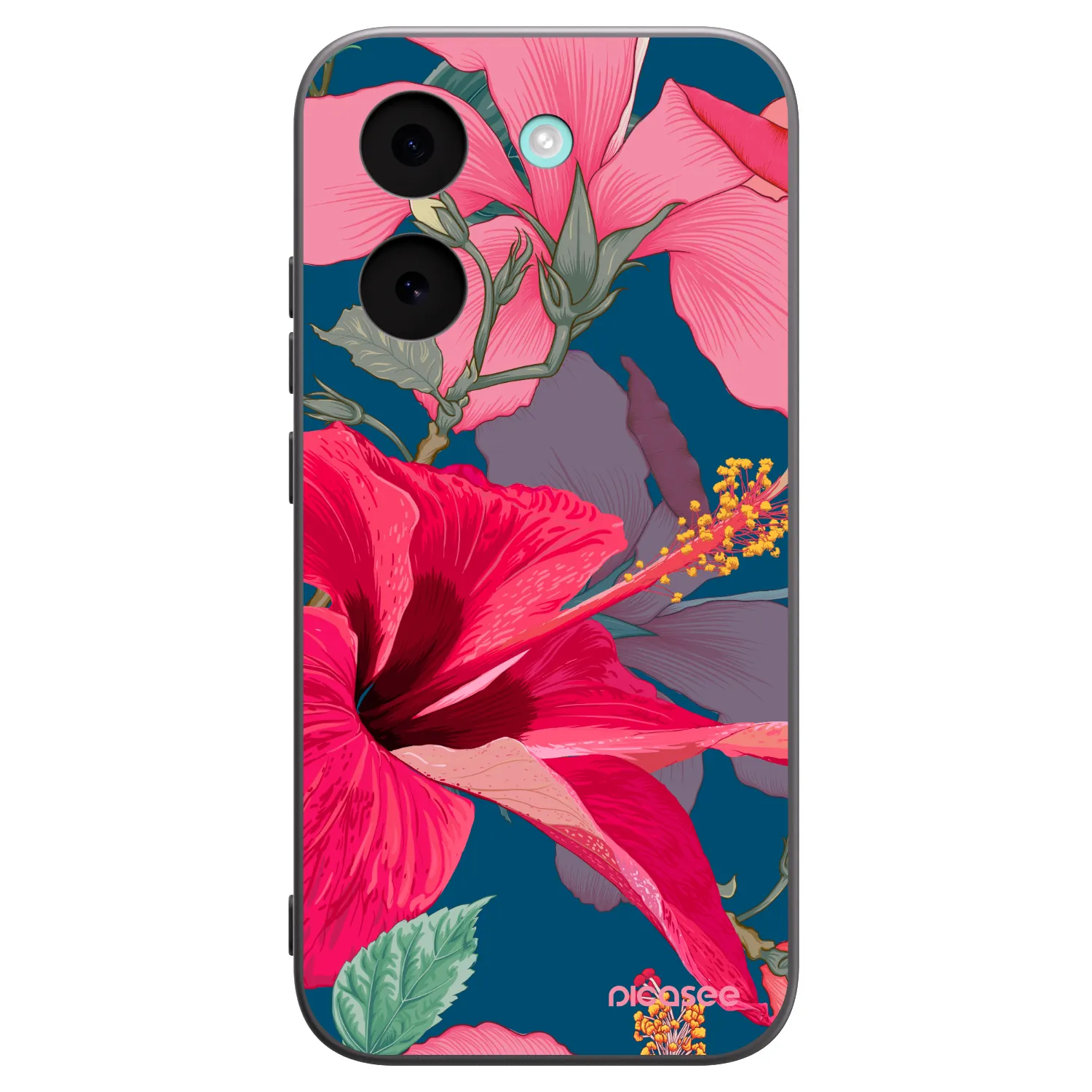 Picasee fekete szilikon tok az alábbi mobiltelefonokra Xiaomi Poco X8 Pro - Hibiscus