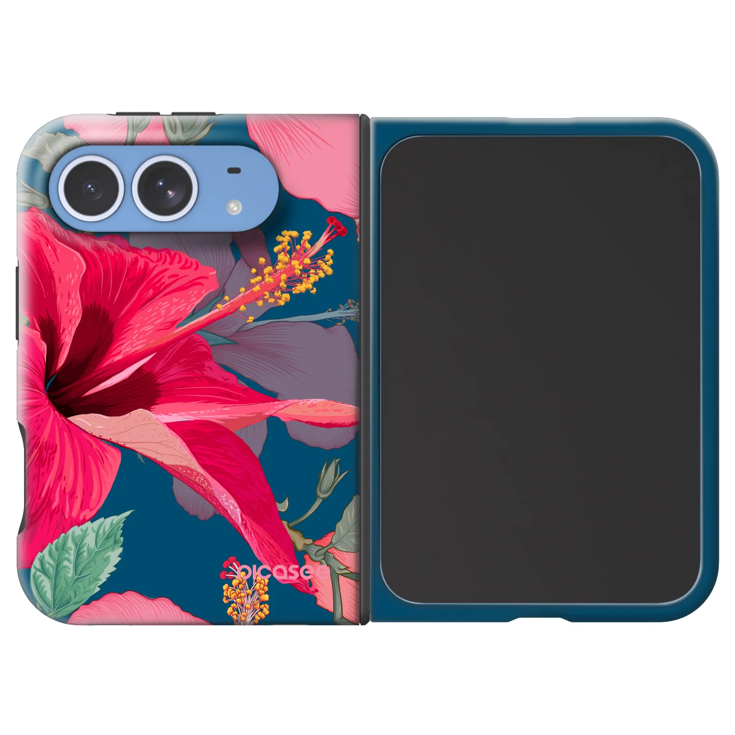 Picasee Fashion Case MagSafe Apple iPhone Duo - Hibiscus