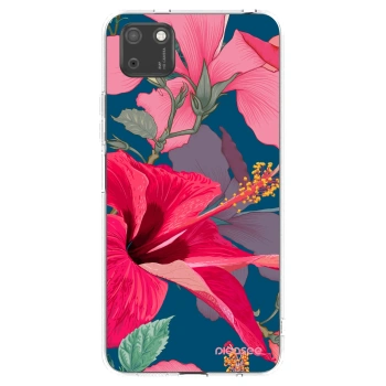 Picasee átlátszó szilikon tok az alábbi mobiltelefonokra Huawei Y5P - Hibiscus