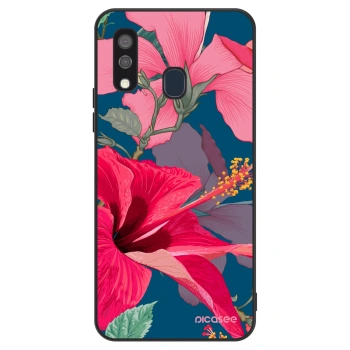 Szilikon tok erre a típusra Samsung Galaxy A40 A405F - Hibiscus