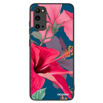 Szilikon tok erre a típusra Samsung Galaxy S20 G980F - Hibiscus
