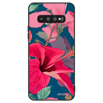 Szilikon tok erre a típusra Samsung Galaxy S10 G973 - Hibiscus