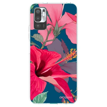Picasee átlátszó szilikon tok az alábbi mobiltelefonokra Xiaomi Redmi Note 10 5G - Hibiscus