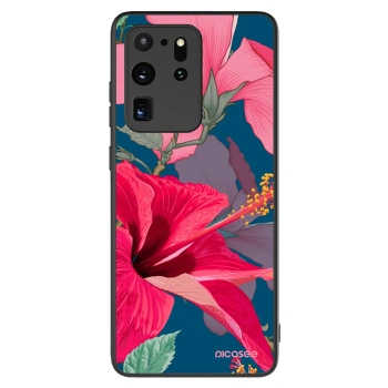 Szilikon tok erre a típusra Samsung Galaxy S20 Ultra 5G G988F - Hibiscus