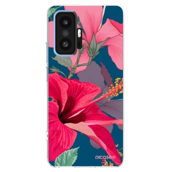 Picasee átlátszó szilikon tok az alábbi mobiltelefonokra Xiaomi 11T Pro - Hibiscus
