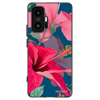 Picasee fekete szilikon tok az alábbi mobiltelefonokra Xiaomi 11T Pro - Hibiscus