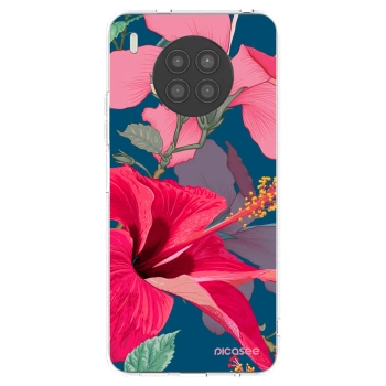 Picasee átlátszó szilikon tok az alábbi mobiltelefonokra Huawei Nova 8i - Hibiscus