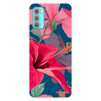 Picasee átlátszó szilikon tok az alábbi mobiltelefonokra Motorola Moto G60 - Hibiscus