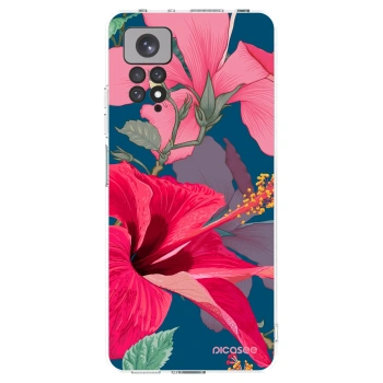 Picasee átlátszó szilikon tok az alábbi mobiltelefonokra Xiaomi Redmi Note 11 - Hibiscus