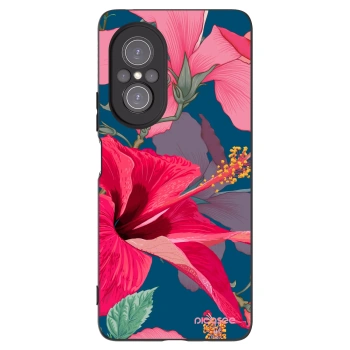 Picasee fekete szilikon tok az alábbi mobiltelefonokra Huawei Nova 9 SE - Hibiscus