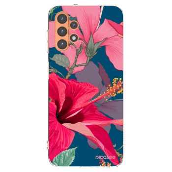 Picasee átlátszó szilikon tok az alábbi mobiltelefonokra Samsung Galaxy A13 4G A135 - Hibiscus