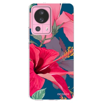 Picasee átlátszó szilikon tok az alábbi mobiltelefonokra Xiaomi 13 Lite - Hibiscus