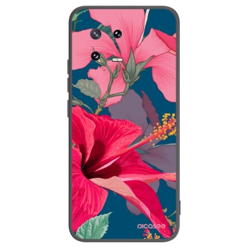 Picasee fekete szilikon tok az alábbi mobiltelefonokra Xiaomi 13 Pro - Hibiscus