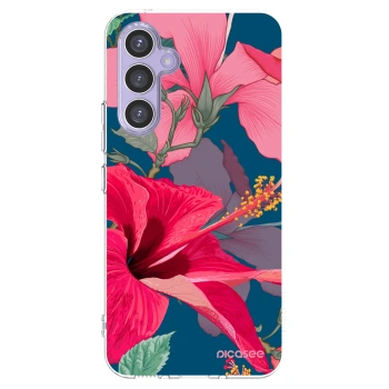 Picasee átlátszó szilikon tok az alábbi mobiltelefonokra Samsung Galaxy A54 5G A546B - Hibiscus