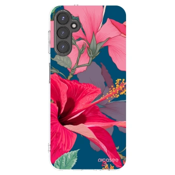 Picasee átlátszó szilikon tok az alábbi mobiltelefonokra Samsung Galaxy A14 5G A146P - Hibiscus