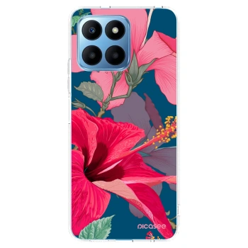 Picasee átlátszó szilikon tok az alábbi mobiltelefonokra Honor 70 Lite - Hibiscus
