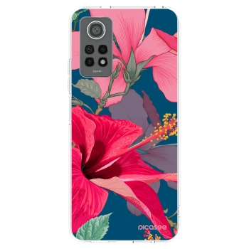 Picasee átlátszó szilikon tok az alábbi mobiltelefonokra Xiaomi Redmi Note 12 Pro 4G - Hibiscus