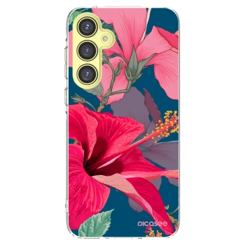 Picasee átlátszó szilikon tok az alábbi mobiltelefonokra Samsung Galaxy A35 5G A356B - Hibiscus
