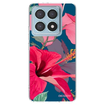 Picasee átlátszó szilikon tok az alábbi mobiltelefonokra Xiaomi 14T Pro - Hibiscus