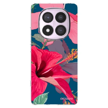 Picasee átlátszó szilikon tok az alábbi mobiltelefonokra Xiaomi Redmi Note 14 Pro 5G - Hibiscus
