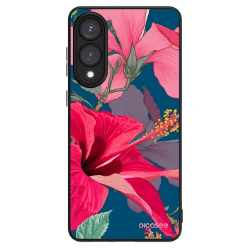 Szilikon tok erre a típusra Samsung Galaxy S25 Edge 5G - Hibiscus