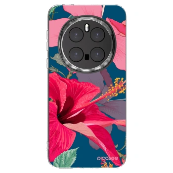 Picasee átlátszó szilikon tok az alábbi mobiltelefonokra Honor Magic7 Pro 5G - Hibiscus