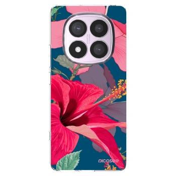 Picasee átlátszó szilikon tok az alábbi mobiltelefonokra Xiaomi Redmi Note 14 Pro 4G - Hibiscus