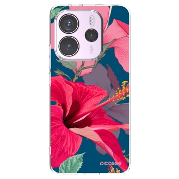 Picasee átlátszó szilikon tok az alábbi mobiltelefonokra Xiaomi Redmi Note 14 4G - Hibiscus