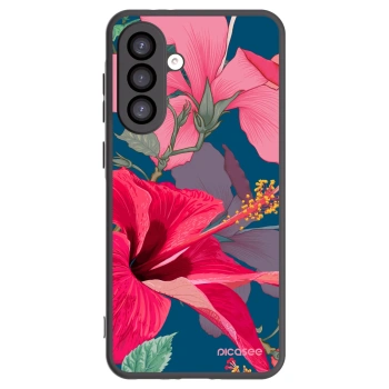 Picasee fekete szilikon tok az alábbi mobiltelefonokra Samsung Galaxy A26 5G A266B - Hibiscus
