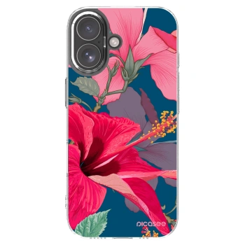 Picasee átlátszó szilikon tok az alábbi mobiltelefonokra Apple iPhone 17 - Hibiscus