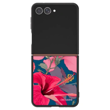 Szilikon tok erre a típusra Samsung Galaxy Z Flip7 5G - Hibiscus