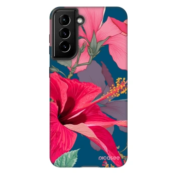 Szilikon tok erre a típusra Samsung Galaxy S22 5G - Hibiscus