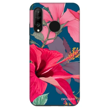 Szilikon tok erre a típusra Huawei P30 Lite - Hibiscus