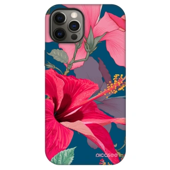 Szilikon tok erre a típusra Apple iPhone 12 Pro - Hibiscus