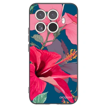 Picasee fekete szilikon tok az alábbi mobiltelefonokra Xiaomi 15T Pro - Hibiscus