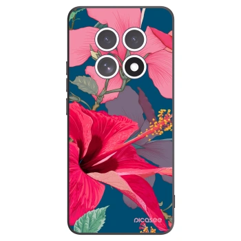 Picasee fekete szilikon tok az alábbi mobiltelefonokra Xiaomi Redmi Note 15 - Hibiscus