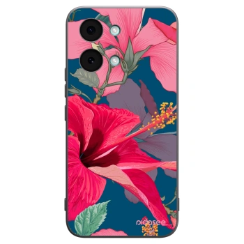Picasee fekete szilikon tok az alábbi mobiltelefonokra Xiaomi Poco X8 Pro Max - Hibiscus