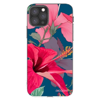 Picasee átlátszó szilikon tok az alábbi mobiltelefonokra Apple iPhone 11 Pro - Hibiscus