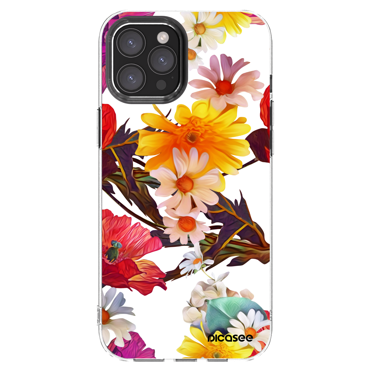 Picasee átlátszó szilikon tok az alábbi mobiltelefonokra Apple iPhone 12 Pro Max - Meadow