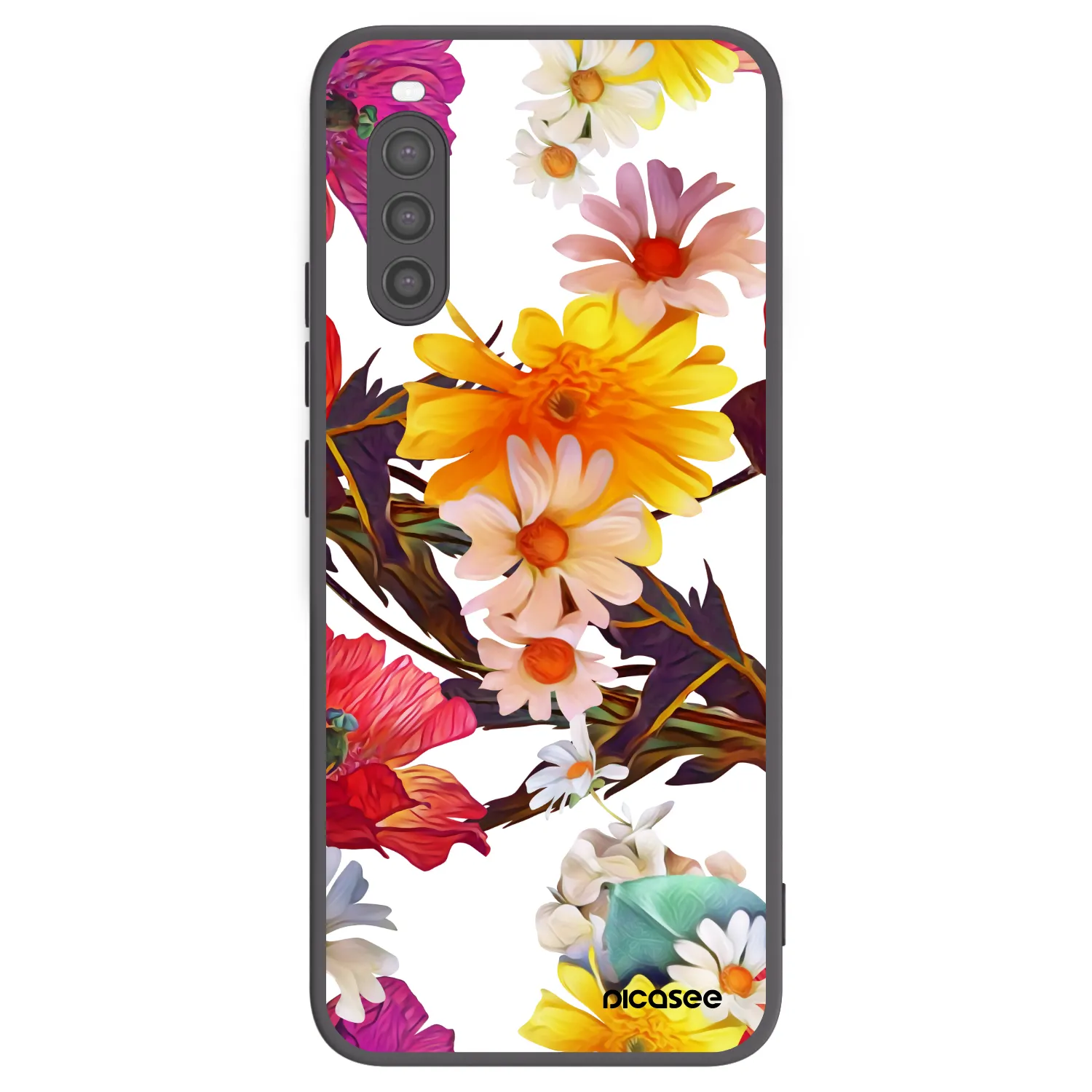 Picasee fekete szilikon tok az alábbi mobiltelefonokra Sony Xperia 10 II - Meadow