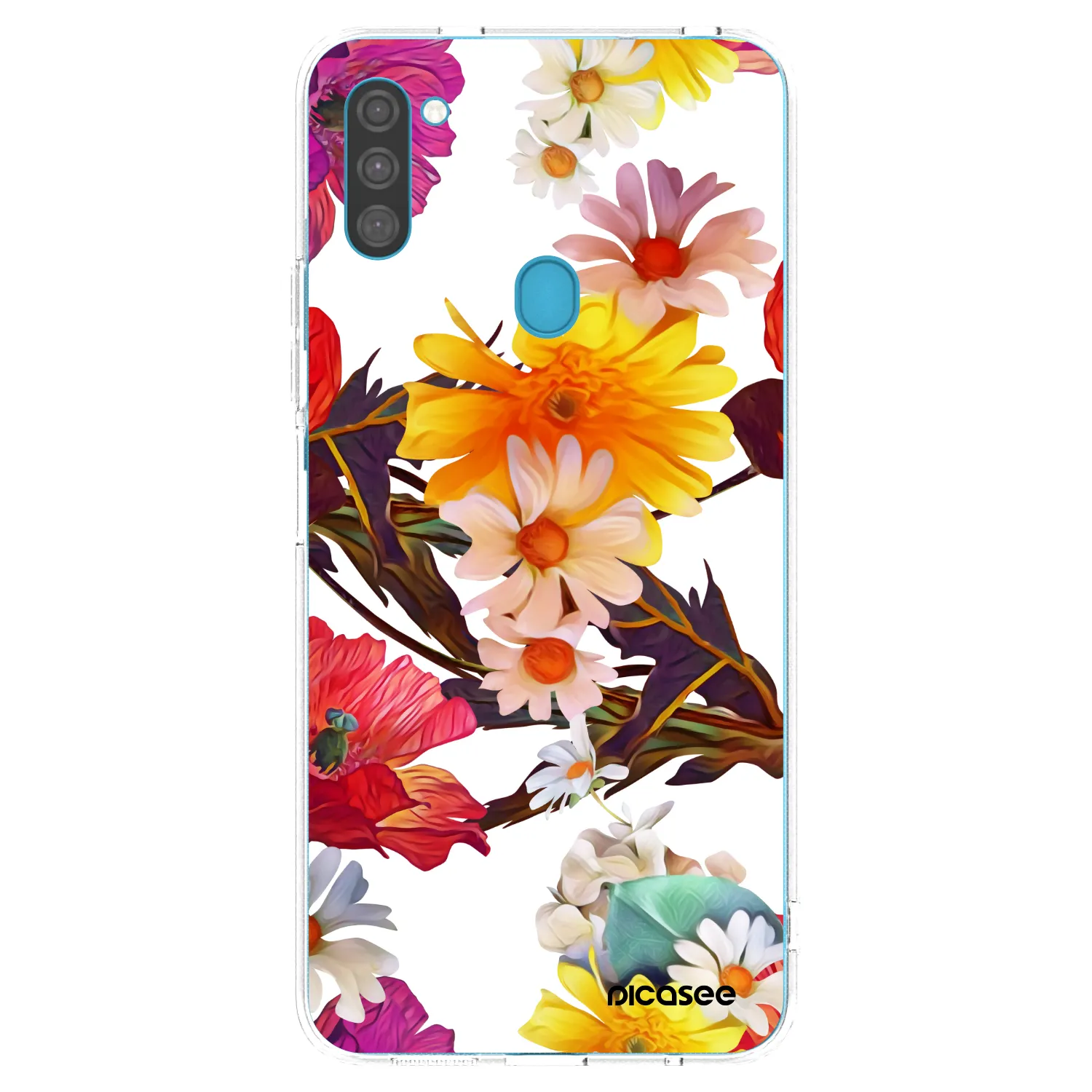 Picasee átlátszó szilikon tok az alábbi mobiltelefonokra Samsung Galaxy M11 - Meadow
