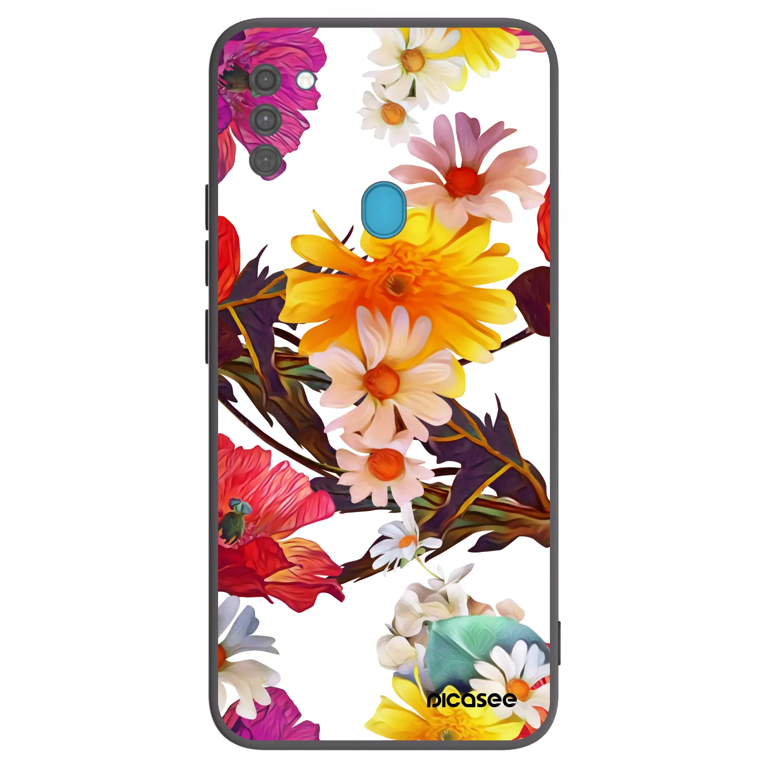 Picasee fekete szilikon tok az alábbi mobiltelefonokra Samsung Galaxy M11 - Meadow