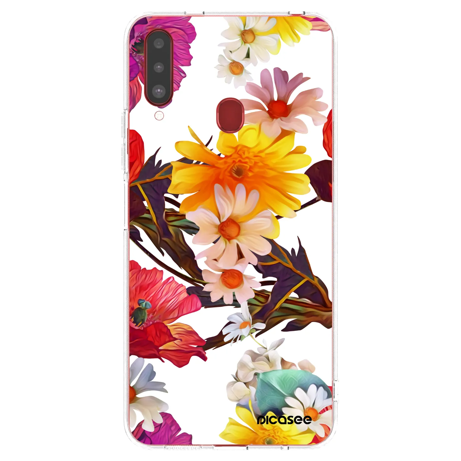 Picasee átlátszó szilikon tok az alábbi mobiltelefonokra Samsung Galaxy A20s - Meadow