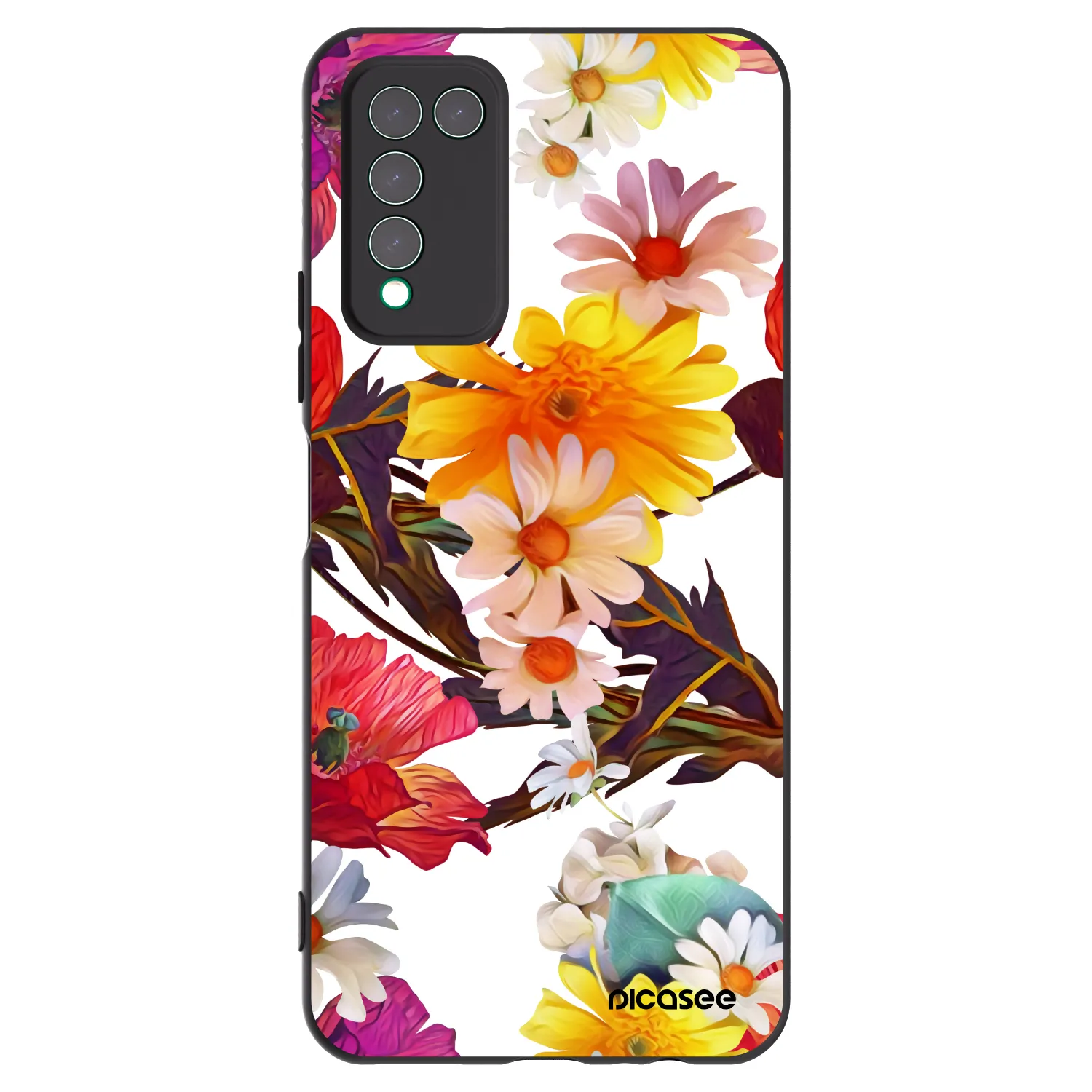 Picasee fekete szilikon tok az alábbi mobiltelefonokra Honor 10X Lite - Meadow