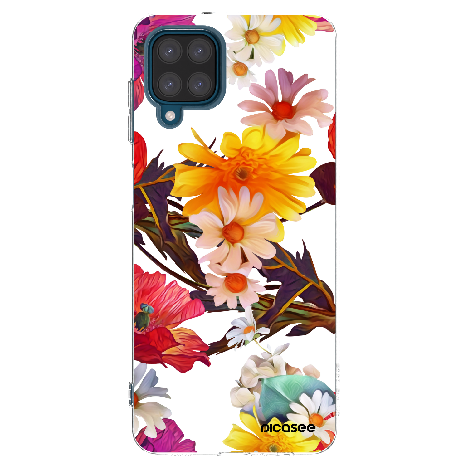 Picasee átlátszó szilikon tok az alábbi mobiltelefonokra Samsung Galaxy A12 A125F - Meadow