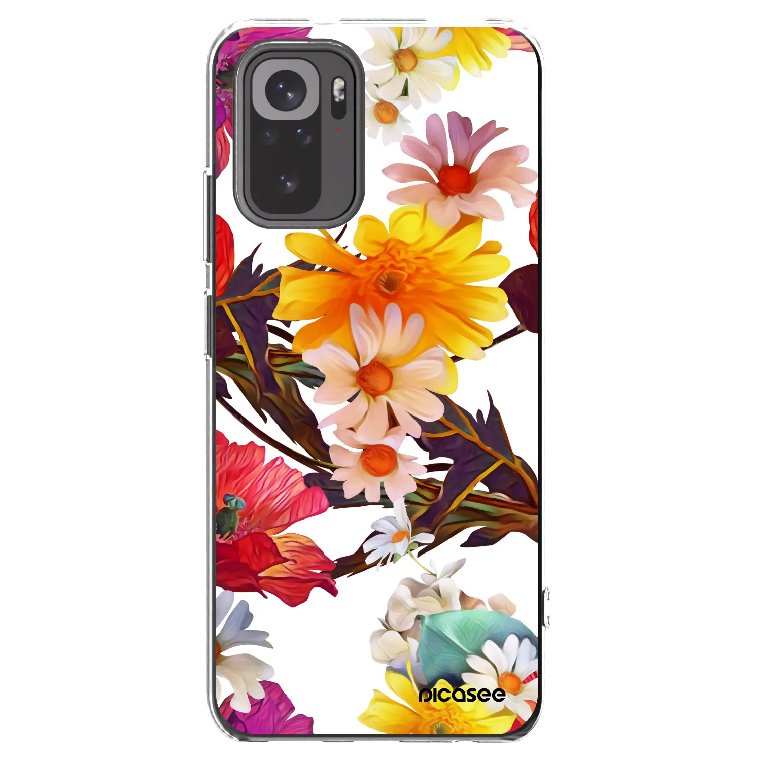Picasee átlátszó szilikon tok az alábbi mobiltelefonokra Xiaomi Redmi Note 10 - Meadow