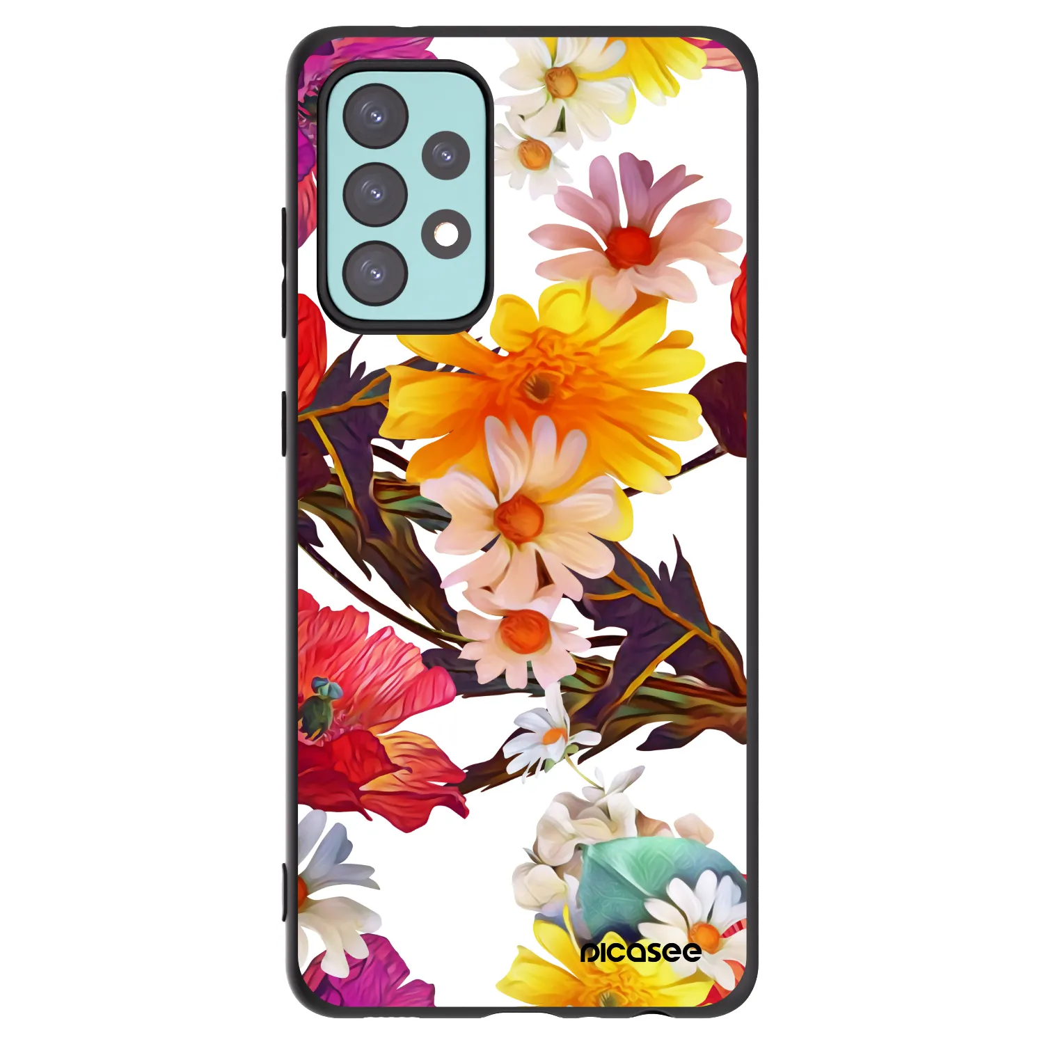 Picasee fekete szilikon tok az alábbi mobiltelefonokra Samsung Galaxy A72 A725F - Meadow