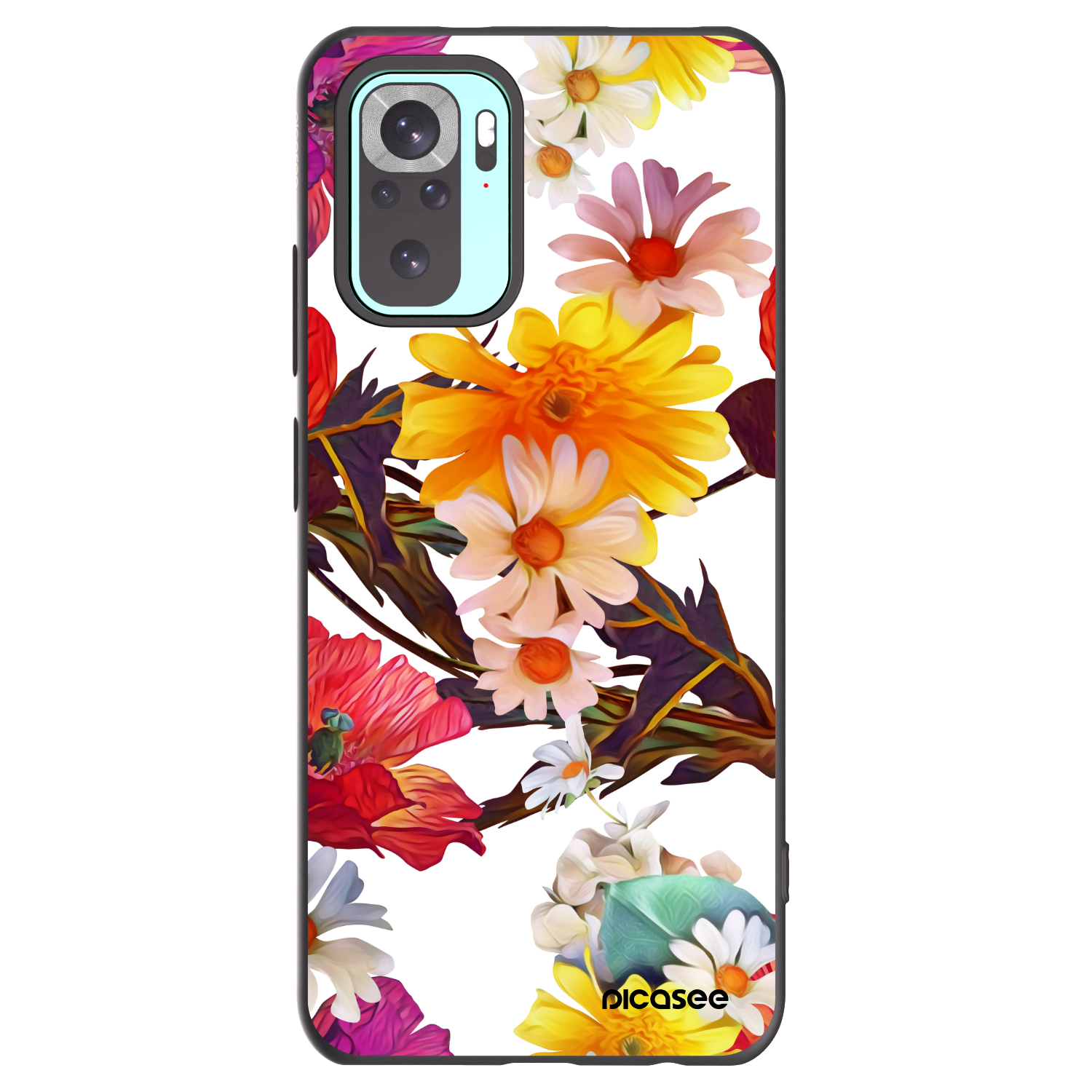 Picasee fekete szilikon tok az alábbi mobiltelefonokra Xiaomi Redmi Note 10 Pro - Meadow