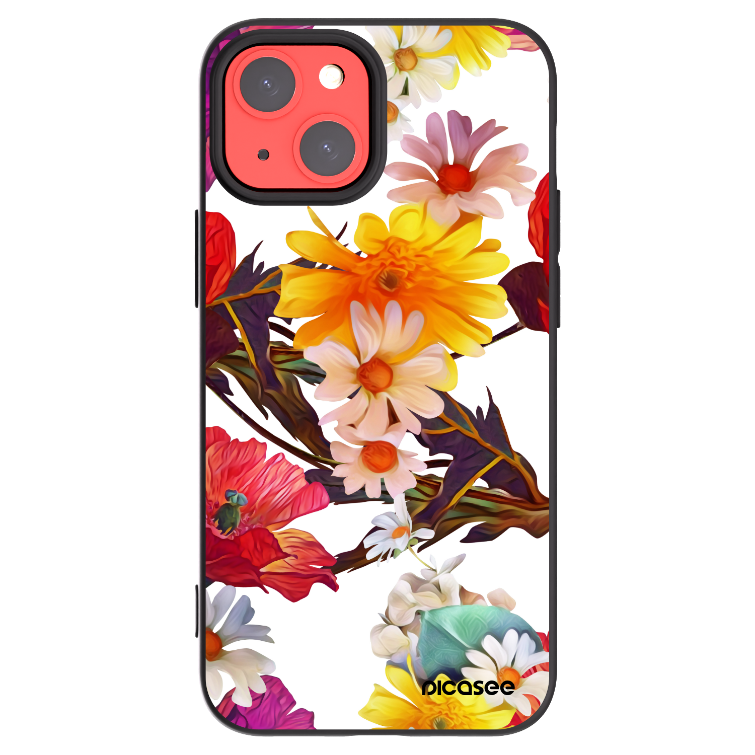 Picasee fekete szilikon tok az alábbi mobiltelefonokra Apple iPhone 13 mini - Meadow