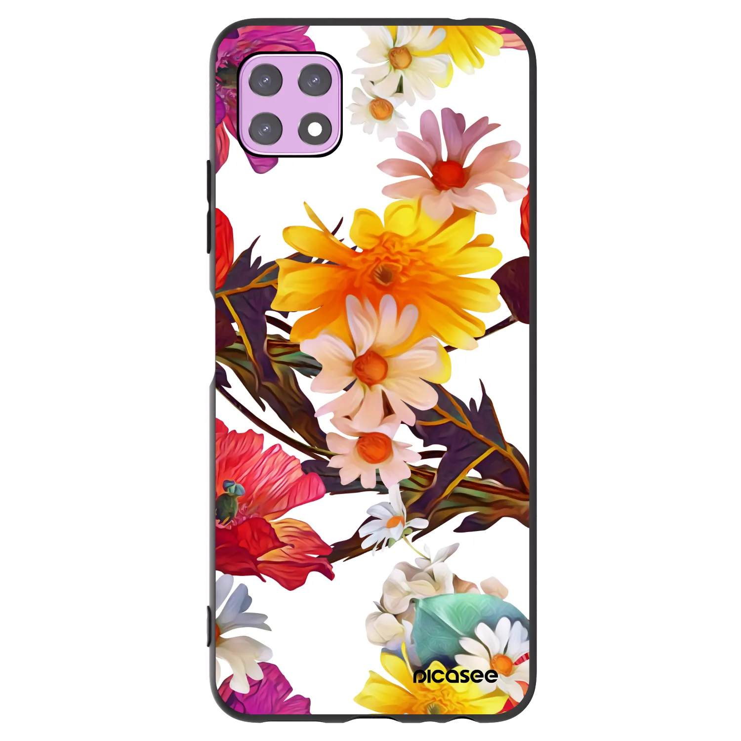 Picasee fekete szilikon tok az alábbi mobiltelefonokra Samsung Galaxy A22 A226B 5G - Meadow